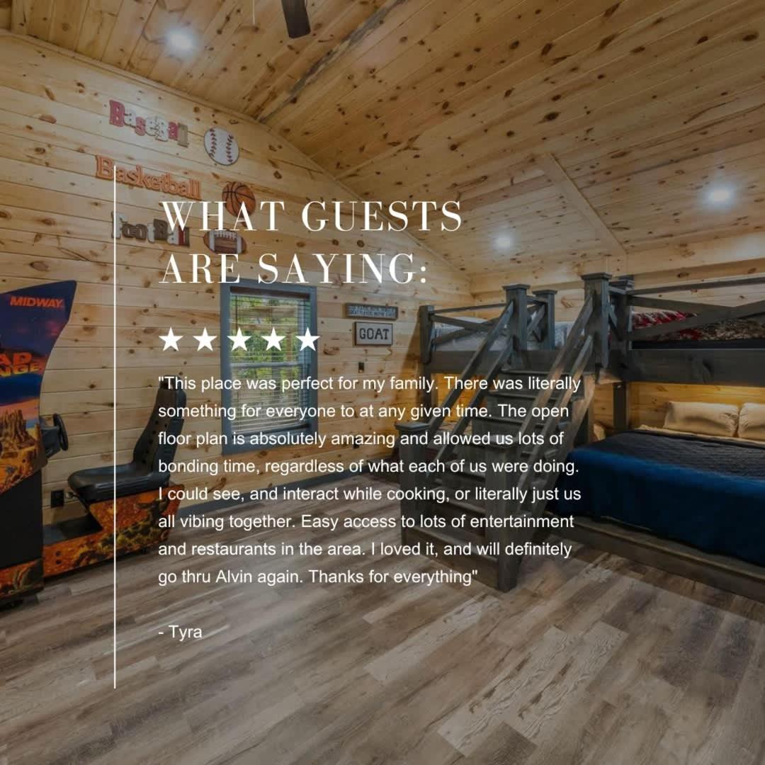 Fun Heated Pool Cabin - Walk To Parkway Pigeon Forge Ngoại thất bức ảnh